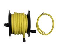 DEWALT Avvolgitubo manuale dell'aria, 3/8 "x 50 ft, resistente all'olio e alle pieghe, con cavo da 1,2 m, strumento essenziale per la gestione e la connettività del tubo flessibile