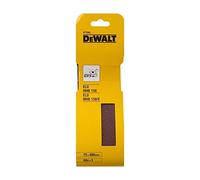DeWalt, Banda de lija 75x480, grano 80, para el lijado en seco de maderas y pinturas