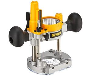 DEWALT Base a tuffo per router compatto, aste in acciaio per corsa a immersione liscia (DNP612)