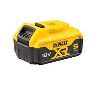 DeWalt Batteria 18V 5.0 Ah XR Litio: Maggiore Autonomia, Indicatore LED, Protezione Avanzata, Compatibile con Sistema 18V XR, DCB184-XJ