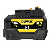 DeWALT Batteria DCB126G-XJ 12 V 5 Ah, agli ioni di litio, batteria di ricambio, 10,8 e 12 Volt, indicatore di capacità