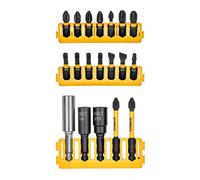 DEWALT BYTC Flex Torq Set #2 Phillips/#8 Slotted Set Shank Screwdriver Bit Set Screwdriver (19-Piece) (DWABYTFT-19)