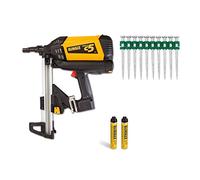 DeWALT C5KIT25MM-DE C5 - Chiodatrice a gas a batteria + 1400 chiodi, 25 mm, nero/giallo