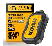 DEWALT Caricabatterie portatile DEWALT, Power Bank, batteria da 10.000 mAh con porta USB-C per iPhone 16/16 Plus/16 Pro/16 Pro Max, serie iPhone 15, iPhone 14/13, Samsung Galaxy