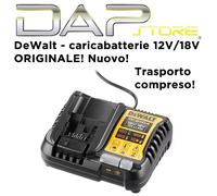 DeWalt - Caricabatterie rapido multivoltaggio 12-18V cod. DCB1104-QW ORIGINALE