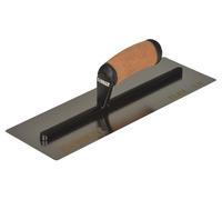 DEWALT Cazzuola piatta acciaio inossidabile FLEX da 0,5mm manico in pelle 14''