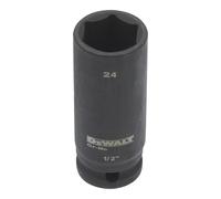 DEWALT Chiave a bussola lunga 24mm 1/2 resistente agli urti Quantità:1