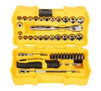 DeWalt CHIAVI BUSSOLA ESAGONALI 1/4" CON CRICCHETTO INSERTI DWMT81610 KIT 50 PZ