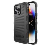 DEWALT Custodia Heavy Duty con Magnete Potente per iPhone 14 Pro Max Compatibile MagSafe, Cover Posteriore Protettiva Antiurto, Resistente alle Cadute, Slim Fit Shockproof, Nero Opaco