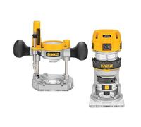 DEWALT D26204K 0.6cm Premium ad Immersione & Base Fissa Combi Router 900W 240V