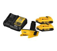 Dewalt DCA2203C - Kit adattatore batteria 20 Volt MAX per utensili da 18 Volt