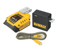 Dewalt DCB094K 20V MAX FLEXVOLT agli ioni di litio USB Kit di ricarica con cavo 100W