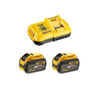 DCB118X2-QW batteria e caricabatteria per utensili elettrici Caricatore per batteria, Caricabatterie giallo/Nero, Caricatore per batteria, Ioni di Litio, DeWalt, Ioni di Litio, 2 pezzo(i), 650 g