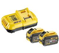 DCB118X2-QW batteria e caricabatteria per utensili elettrici Caricatore per batteria, Caricabatterie giallo/Nero, Caricatore per batteria, Ioni di Litio, DeWalt, Ioni di Litio, 2 pezzo(i), 650 g