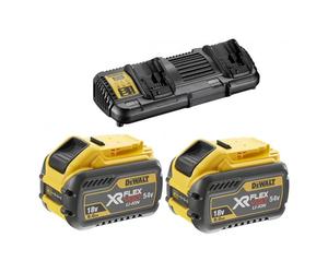 DeWALT DCB132X2 XR Flexvolt Accus 2st 54V 9.0Ah Liion Duolader