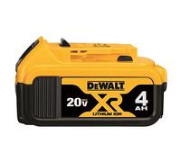 DeWalt DCB204 - Batteria ricaricabile agli ioni di litio, 4000 mAh, 20 V, batteria ricaricabile (4000 mAh, Ioni di Litio, 20 V, Nero, Giallo, 1 pezzo(i)