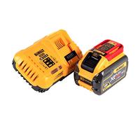 Dewalt DCB547 - Batteria XR FLEXVOLT 9,0 Ah + caricabatterie rapido DCB118, colore: giallo