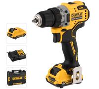 DEWALT Trapano avvitatore a batteria 12 V / 2 Ah DCD701D2-QW Quantità:1