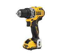 DEWALT DCD701D2 XR senza Spazzola Sub-Compact Trapano Avvitatore 12V 2 X 2.0Ah