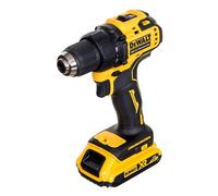 DEWALT Trapano avvitatore 18V XR senza spazzole con 2 batterie al litio da 2Ah e caricabatterie, DCD708D2T-QW