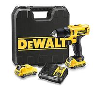 DEWALT DCD710D2-qw Trapano Avvitatore, 2 velocità, 2.0 Ah, con Doppia Batteria in Valigetta, 10.8 V, Giallo/Nero