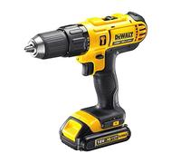DEWALT DCD776C2-QW Trapano Avvitatore, 2 velocità a Percussione, 1.3 Ah, con Doppia Batteria in Valigetta, 18 V, Multicolore (Nero/Giallo)