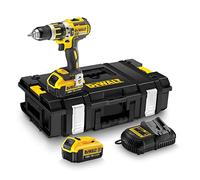 DEWALT DCD795M2-QW Trapano Avvitatore a Percussione, 2 velocità, 4.0 Ah, Motore Brushless, con Doppia Batteria in Valigetta TSTAK