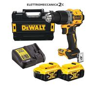 DeWALT Utensili - Avvitatore a percussione AKU 18V, 2x batterie 5,0 Ah XR DCD805P2T
