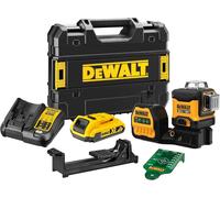 Dewalt DCE089D1G18-QW Tracciatore Laser Batteria 3x360° Raggio Verde 18/12V XR