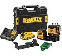Dewalt DCE089D1G18-QW XR Laser autolivellante verde 3 linee 360° 18V/12V con batteria 18V e custodia
