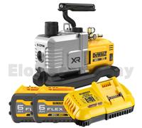 DEWALT DCE510N 20V MAX XR Pompa per Vuoto 5 CFM A2L FLEXVOLT 6Ah x2 Caricabat...