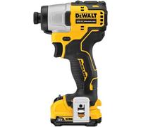 DEWALT DCF801D2-QW - Avvitatore a impulsi XR 12V 1/4" 163Nm con 2 batterie Li-Ion da 2Ah e valigetta TSTAK