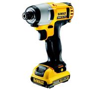 DEWALT DCF815D2-QW Trapano Avvitatore a Impulsi Attacco 1/4", 2.0 Ah, con Doppia Batteria in Valigetta, 10.8 V