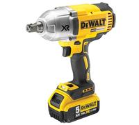 DEWALT DCF899P2-GB - Avvitatore a percussione 950 Nm + 2 batterie 18 V 5 Ah Li-Ion + valigetta