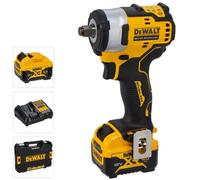Avvitatore elettrico DeWALT DCF901P2-QW avvitatore a batteria 1/2" 340 Nm Nero, Giallo 12 V con e caricabatteria [DCF901P2-QW]
