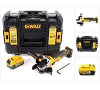 DeWalt DCG 405 Smerigliatrice a batteria 18 V 125 mm + TStak + Batteria 5,0Ah