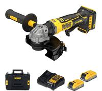 DeWalt DCG404S2T-QW Smerigliatrice Angolare 125mm 18V XR Brushless Powerstack