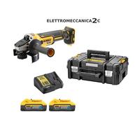 DEWALT DCG405H2T-QW smerigliatrice 18v 2 batterie 5ah powerstack 125mm 9000gi...