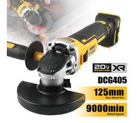 DeWALT DCG405NT-XJ levigatrice portatile Levigatrice a disco 9000 Giri/min Nero, Giallo