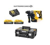 DEWALT DCH273H2T-QW tassellatore 18v brushless 2 batterie 5ah powerstack 24mm...