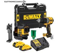 DEWALT - Set di 2 strumenti 18 V XR (DCLE34031 + DCD805) + 2 batterie 2 Ah + caricatore + scatola T-STAK - DEWALT - DCK2095D2T-QW