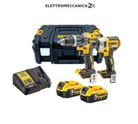 DeWALT Kit DCK266P2T (DCD796 + DCF887 + 2 x 5,0 Ah + DCB115 + TSTAK II)