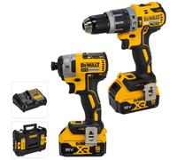 DeWALT Kit DCK266P2T (DCD796 + DCF887 + 2 x 5,0 Ah + DCB115 + TSTAK II)