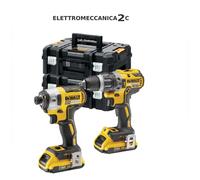 DEWALT DCK267D2T kit 18v dcd796d2 dcf887nt 2 batterie 2ah 2 valigette tstak