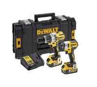 DEWALT DCK276P2 Pacco Doppio Senza Spazzole 18V 2 X 5.0Ah Li-ion DEWDCK276P2