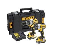 DEWALT DCK276P2 Pacco Doppio Senza Spazzole 18V 2 X 5.0Ah Li-ion DEWDCK276P2