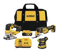 DEWALT DCK300P1 20V MAX XR - Kit de carpintería sin escobillas de 3 herramientas