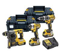DEWALT DCK368P3T Kit Triplo, 18 V, Giallo, 69 x 81 x 38 cm