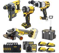 DeWalt DCK5017H4T Kit 4ut. DCH273+DCD1007+DCF922+DCG405+4×PowerStack