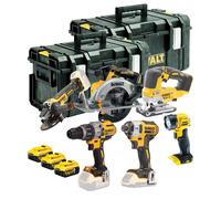 Dewalt DCK664P3 18V XR 6 Pezzi Kit(3 X 5.0Ah Batterie) Con 2 X Toughsystem Bo